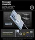 Spigen Crystal Hybrid MagFit Samsung Galaxy S25 Ultra Hoesje MagSafe Wit afbeelding 3