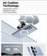 Spigen Crystal Hybrid MagFit Samsung Galaxy S25 Ultra Hoesje MagSafe Wit afbeelding 4