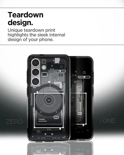 Spigen Ultra Hybrid MagFit Samsung Galaxy S25 Plus Hoesje Zero One Zwart afbeelding 3