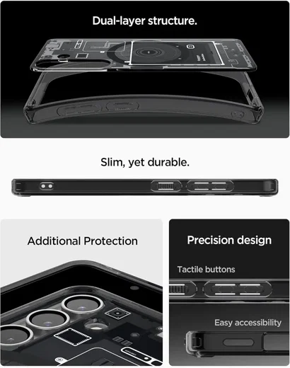 Spigen Ultra Hybrid MagFit Samsung Galaxy S25 Plus Hoesje Zero One Zwart afbeelding 7