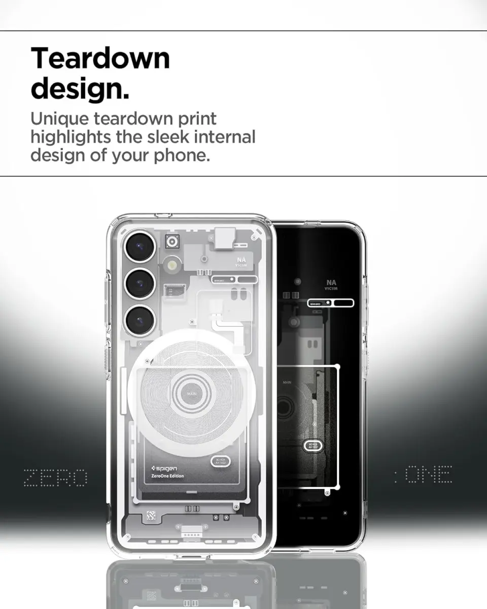 Spigen Ultra Hybrid MagFit Samsung Galaxy S25 Plus Hoesje Zero One Wit afbeelding 3