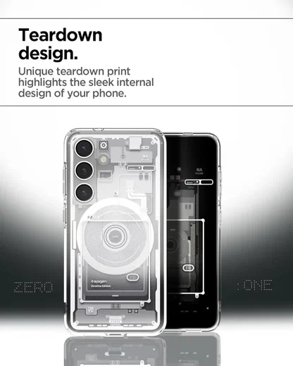 Spigen Ultra Hybrid MagFit Samsung Galaxy S25 Plus Hoesje Zero One Wit afbeelding 3