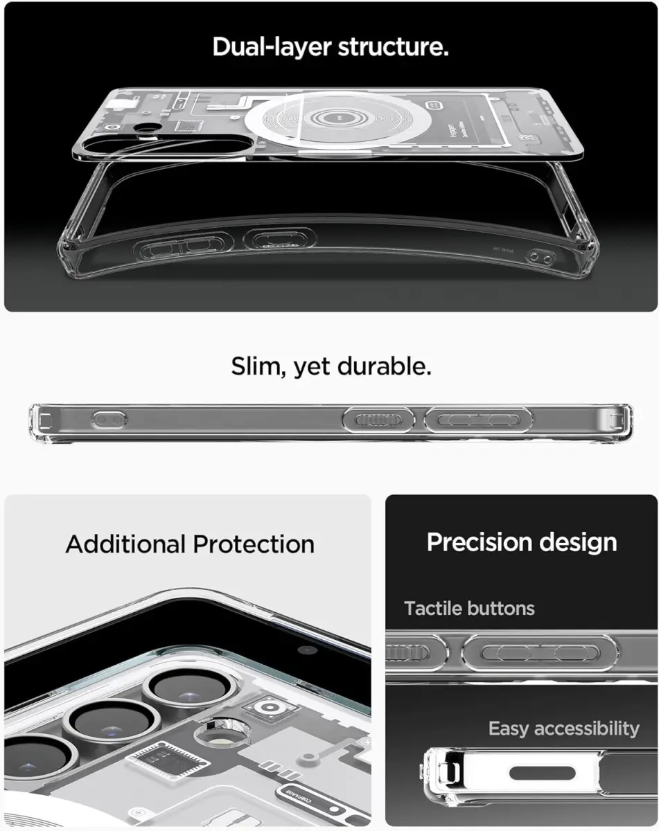 Spigen Ultra Hybrid MagFit Samsung Galaxy S25 Plus Hoesje Zero One Wit afbeelding 7