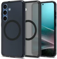 Spigen Ultra Hybrid MagFit Samsung Galaxy S25 Hoesje Back Cover Frosted Zwart afbeelding