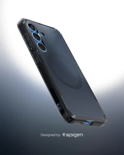 Spigen Ultra Hybrid MagFit Samsung Galaxy S25 Hoesje Back Cover Frosted Zwart afbeelding 2