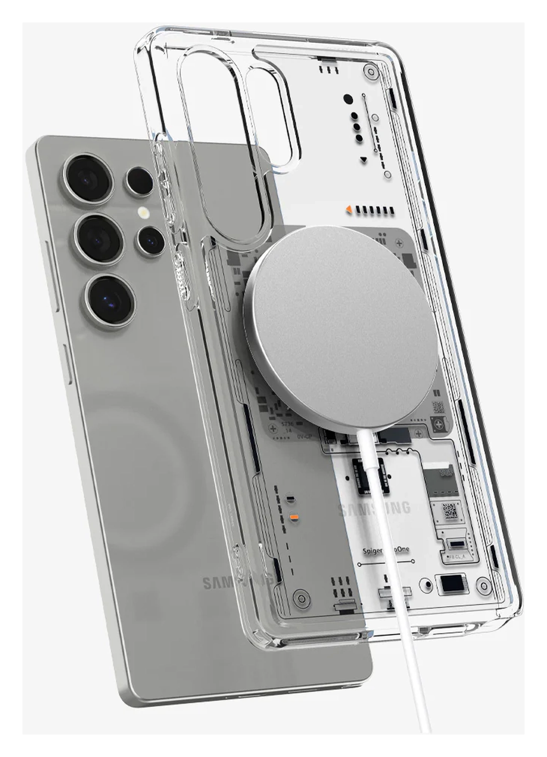 Spigen Ultra Hybrid MagFit Samsung Galaxy S25 Ultra Hoesje Neo One afbeelding 10