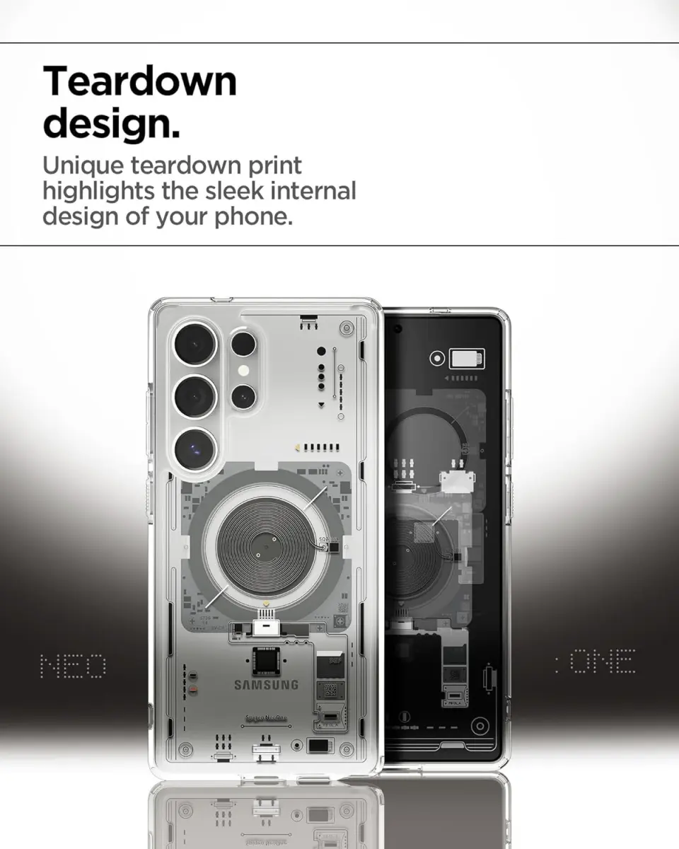 Spigen Ultra Hybrid MagFit Samsung Galaxy S25 Ultra Hoesje Neo One afbeelding 4