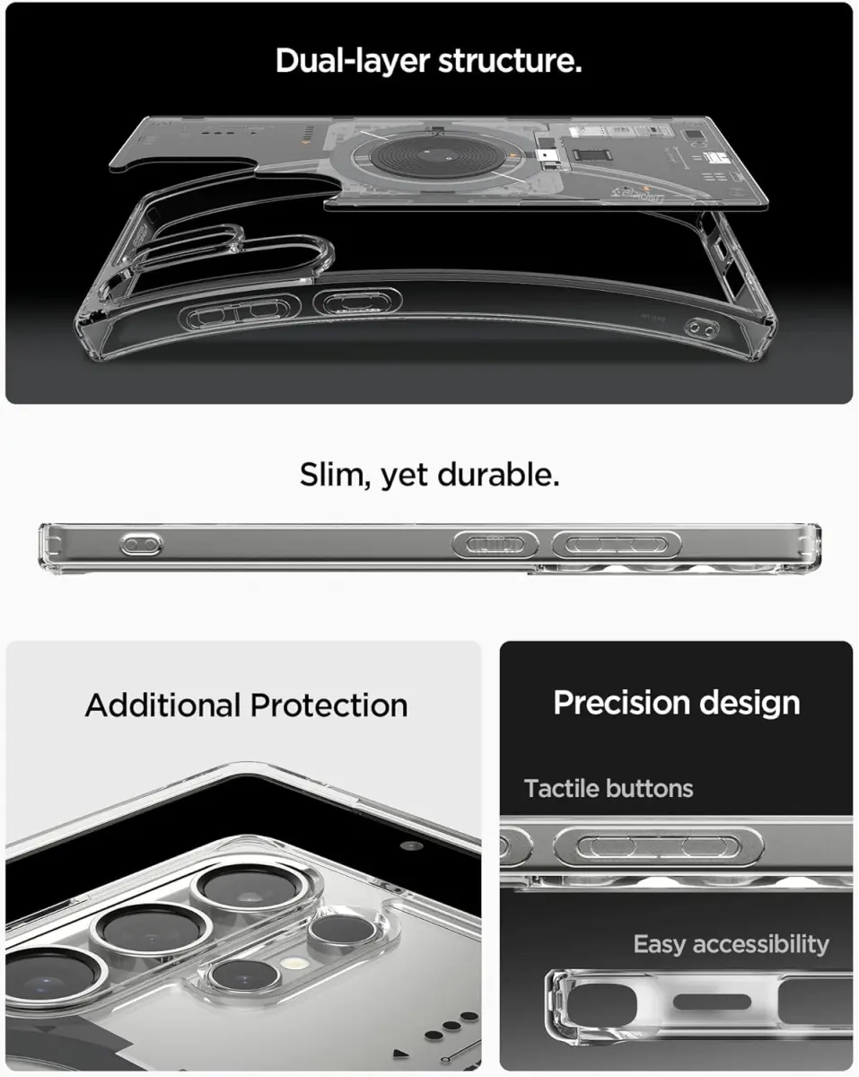 Spigen Ultra Hybrid MagFit Samsung Galaxy S25 Ultra Hoesje Neo One afbeelding 6