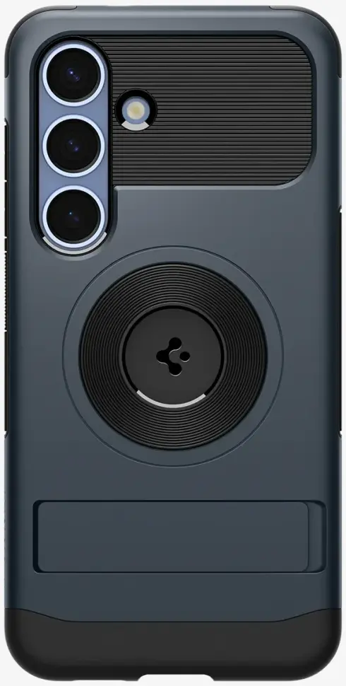 Spigen Slim Armor MagFit Samsung Galaxy S25 Plus Hoesje Back Cover Metal Slate afbeelding 4