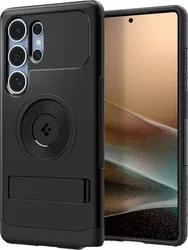 Spigen Slim Armor MagFit Samsung Galaxy S25 Ultra Hoesje Back Cover Zwart afbeelding