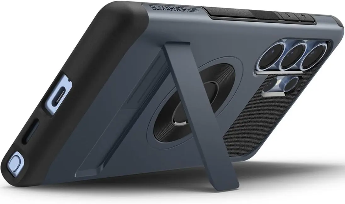 Spigen Slim Armor MagFit Samsung Galaxy S25 Ultra Hoesje Back Cover Metal Slate afbeelding 10