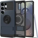 Spigen Slim Armor MagFit Samsung Galaxy S25 Ultra Hoesje Back Cover Metal Slate
