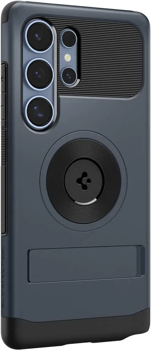 Spigen Slim Armor MagFit Samsung Galaxy S25 Ultra Hoesje Back Cover Metal Slate afbeelding 4
