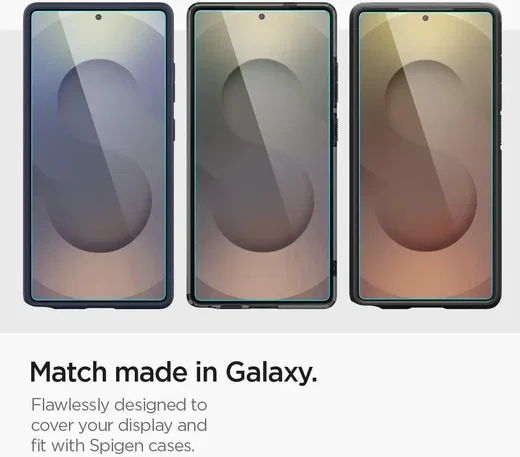 Spigen EZ Fit GLAS.tR Samsung Galaxy S25 Ultra Screen Protector 2-Pack afbeelding 6