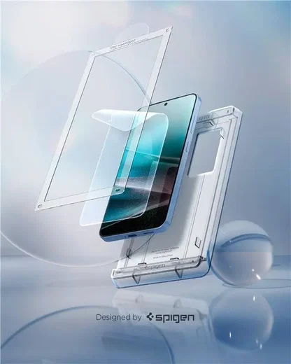 Spigen EliteShield EZ Fit Samsung Galaxy S25 Screen Protector afbeelding 8