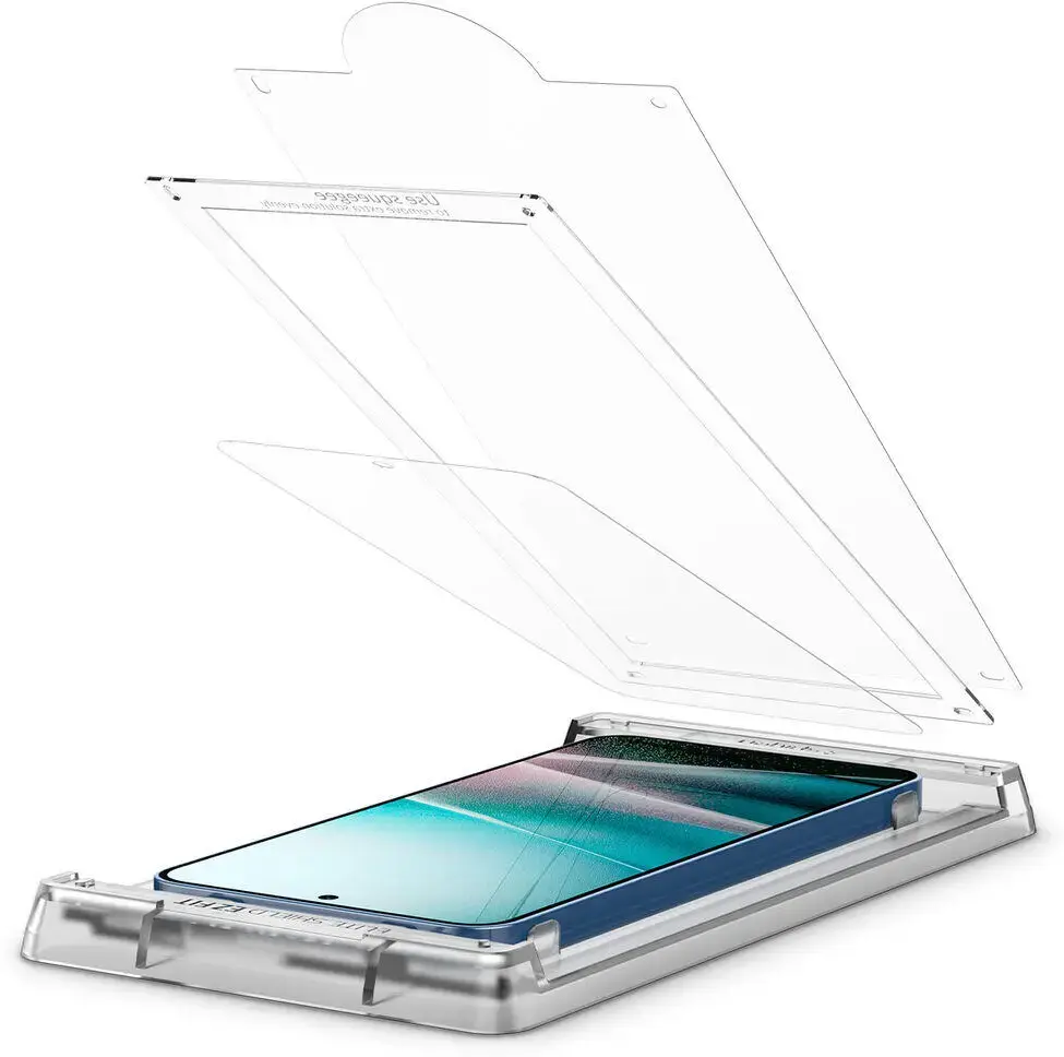 Spigen EliteShield EZ Fit Samsung Galaxy S25 Plus Screen Protector afbeelding 2