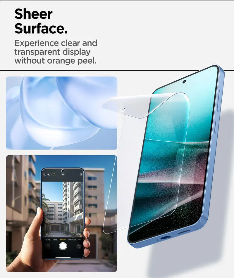 Spigen EliteShield EZ Fit Samsung Galaxy S25 Plus Screen Protector afbeelding 7