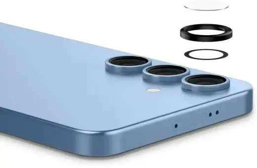 Spigen EZ Fit Optik Pro Samsung Galaxy S25 Camera Lens Protector Clear (2-Pack) afbeelding 9