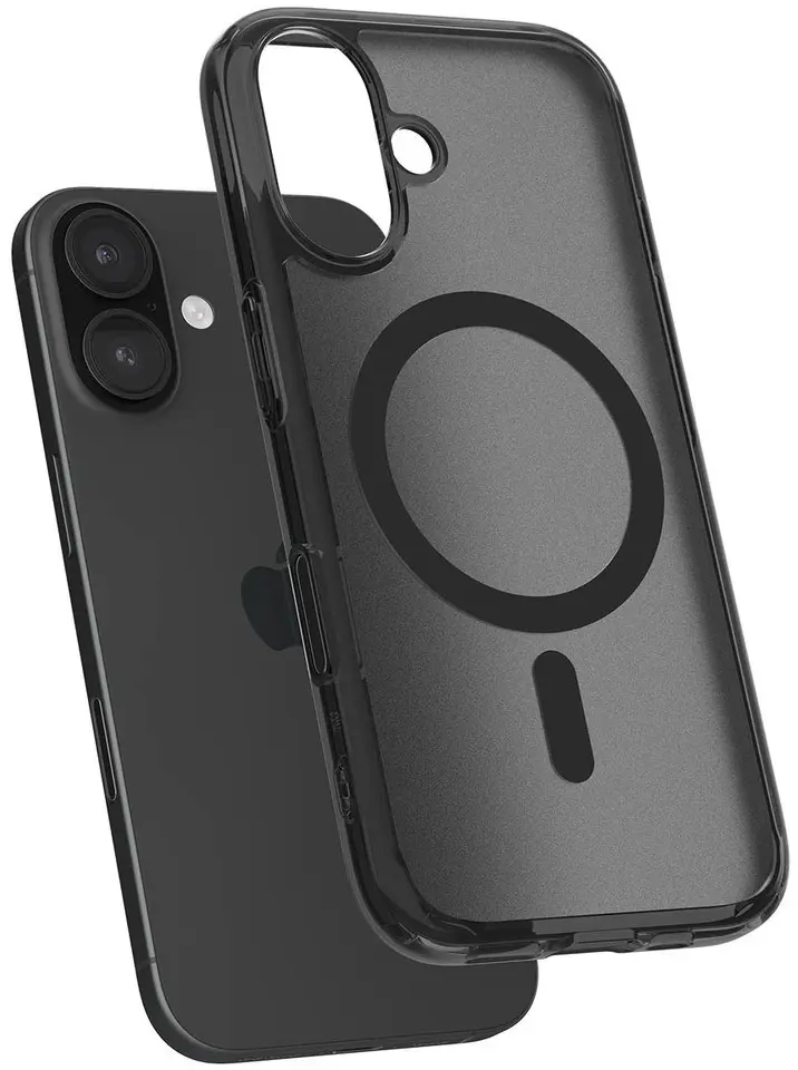 Spigen Ultra Hybrid T Apple iPhone 16 Hoesje MagSafe Back Cover Zwart afbeelding 14