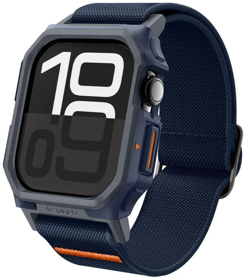 Spigen Lite Fit Pro - Apple Watch 11/10 46MM Hoesje en Bandje - Blauw afbeelding 1