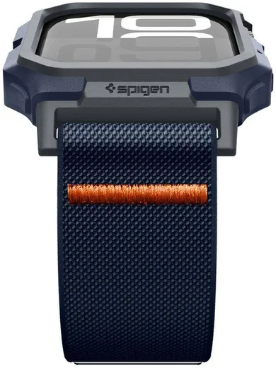 Spigen Lite Fit Pro - Apple Watch 11/10 46MM Hoesje en Bandje - Blauw afbeelding 10