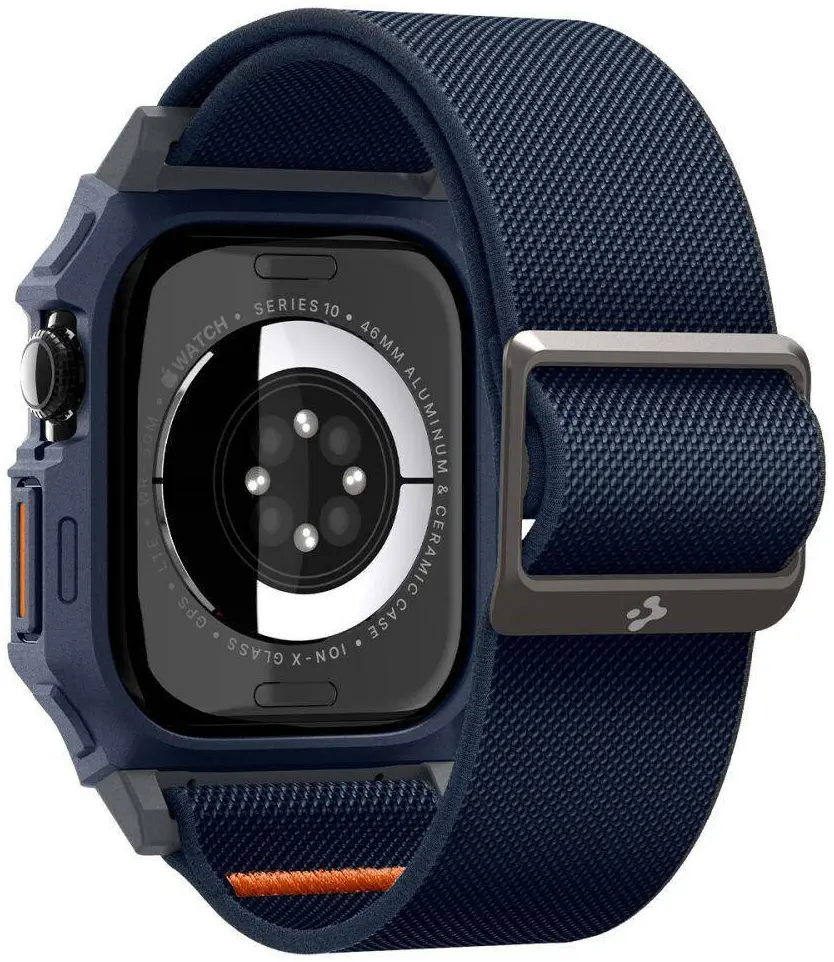 Spigen Lite Fit Pro - Apple Watch 11/10 46MM Hoesje en Bandje - Blauw afbeelding 14