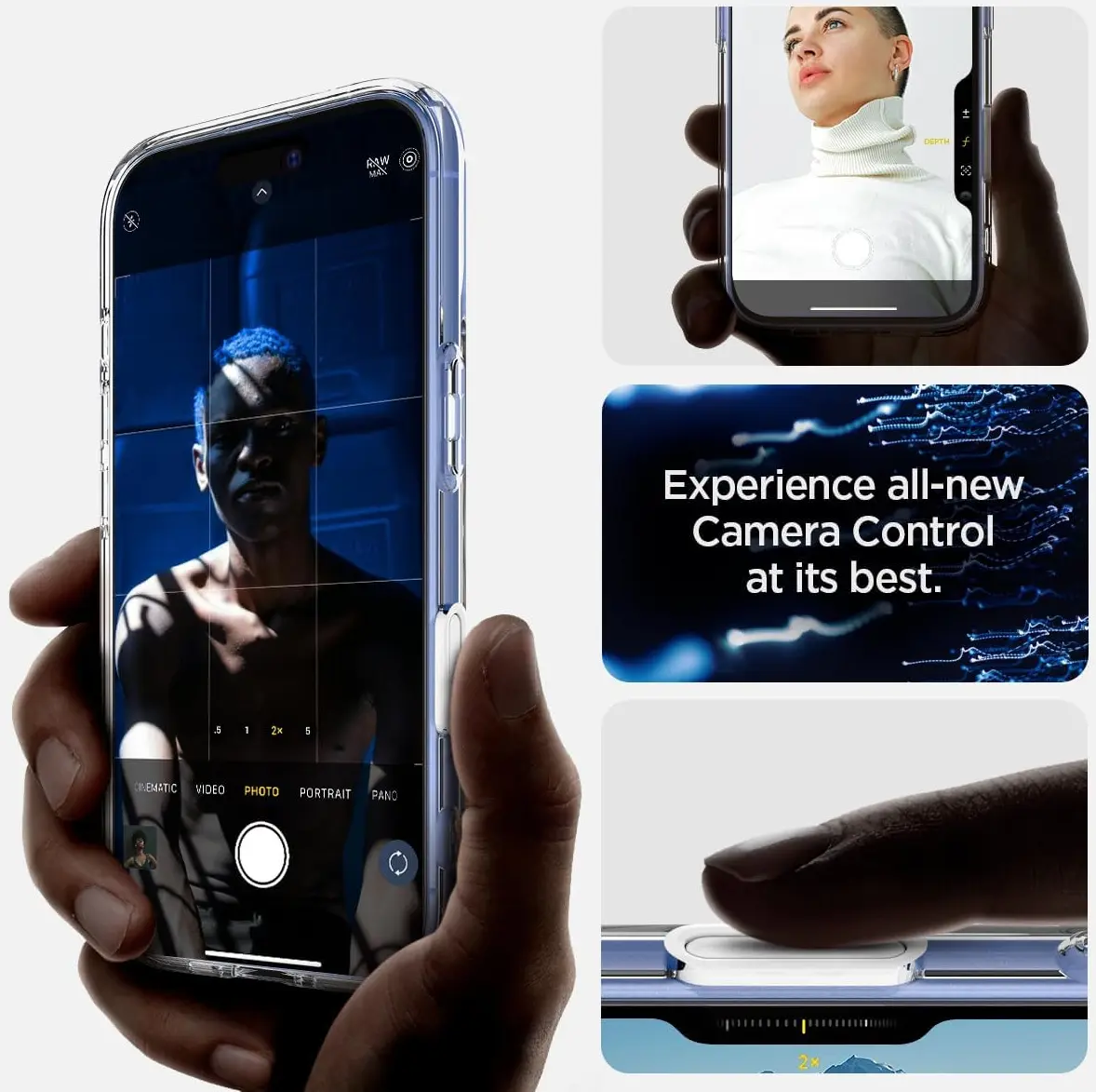 Spigen Ultra Hybrid T Apple iPhone 16 Hoesje MagSafe Back Cover Wit afbeelding 7