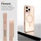 Spigen Ultra Hybrid T iPhone 16 Pro Hoesje MagSafe Back Cover Roze afbeelding 4
