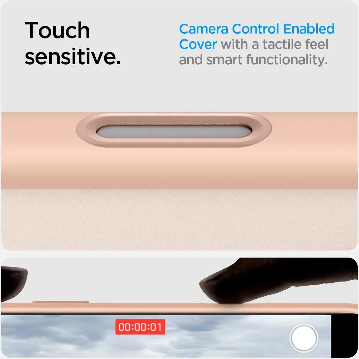 Spigen Ultra Hybrid T iPhone 16 Pro Hoesje MagSafe Back Cover Roze afbeelding 7