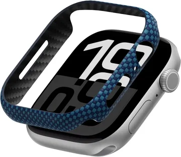 PITAKA Air Case - Apple Watch 11/10 42MM Hoesje - Aramide Ultra Dun - Blauw