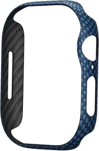 PITAKA Air Case - Apple Watch 11/10 42MM Hoesje - Aramide Ultra Dun - Blauw afbeelding 2