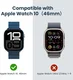 PITAKA Air Case - Apple Watch 11/10 46MM Hoesje - Aramide Ultra Dun - Blauw afbeelding 3
