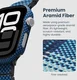 PITAKA Air Case - Apple Watch 11/10 46MM Hoesje - Aramide Ultra Dun - Blauw afbeelding 4