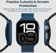 PITAKA Air Case - Apple Watch 11/10 46MM Hoesje - Aramide Ultra Dun - Blauw afbeelding 8