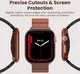 PITAKA Air Case - Apple Watch 11/10 42MM Hoesje - Aramide Ultra Dun - Sunset afbeelding 7