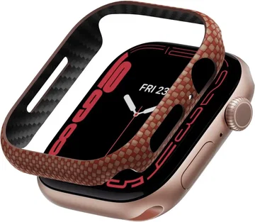 PITAKA Air Case - Apple Watch 11/10 46MM Hoesje - Aramide Ultra Dun - Sunset