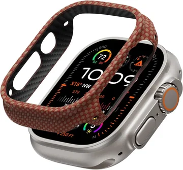 PITAKA Air Case - Apple Watch Ultra 3/2/1 Hoesje - Aramide Ultra Dun - Sunset
