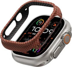 PITAKA Air Case - Apple Watch Ultra 3/2/1 Hoesje - Aramide Ultra Dun - Sunset afbeelding