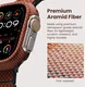 PITAKA Air Case - Apple Watch Ultra 3/2/1 Hoesje - Aramide Ultra Dun - Sunset afbeelding 4
