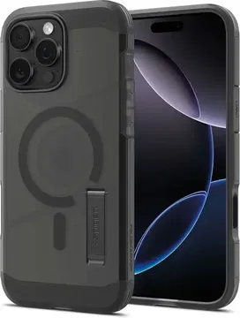 Spigen Tough Armor T Apple iPhone 16 Pro Max Hoesje MagSafe Back Cover Zwart