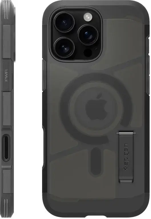 Spigen Tough Armor T Apple iPhone 16 Pro Max Hoesje MagSafe Back Cover Zwart afbeelding 12