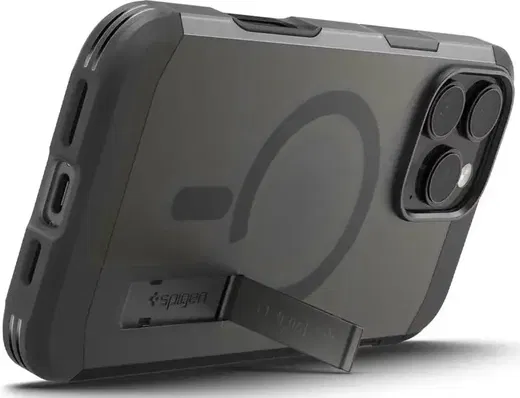 Spigen Tough Armor T Apple iPhone 16 Pro Max Hoesje MagSafe Back Cover Zwart afbeelding 2