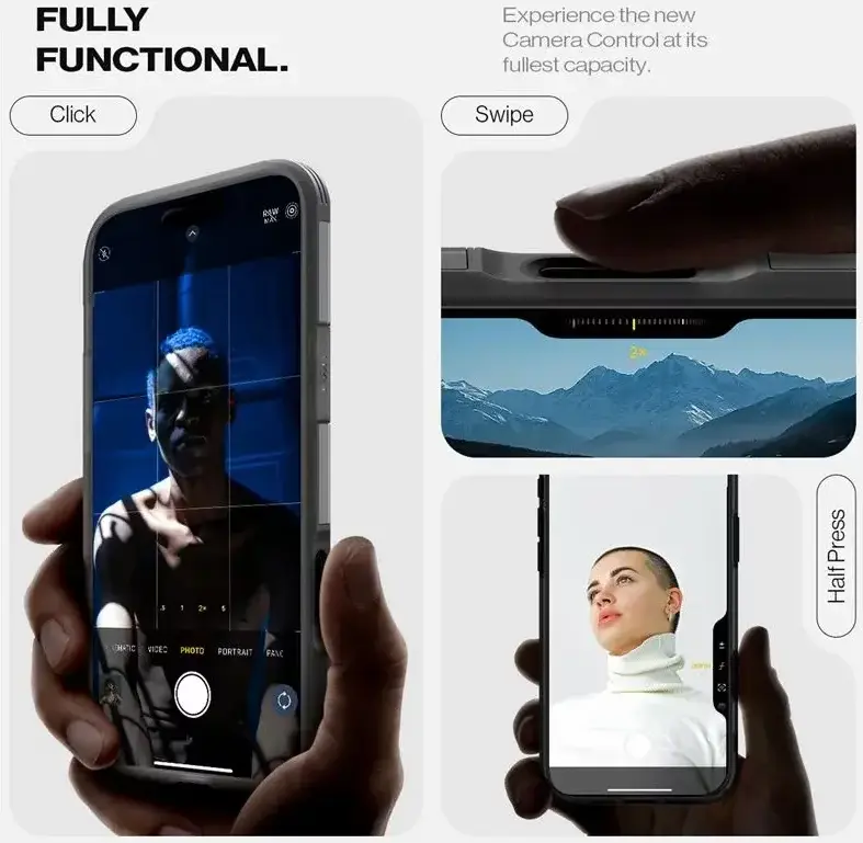 Spigen Tough Armor T Apple iPhone 16 Pro Max Hoesje MagSafe Back Cover Zwart afbeelding 4