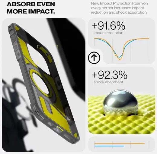 Spigen Tough Armor T Apple iPhone 16 Pro Max Hoesje MagSafe Back Cover Zwart afbeelding 5