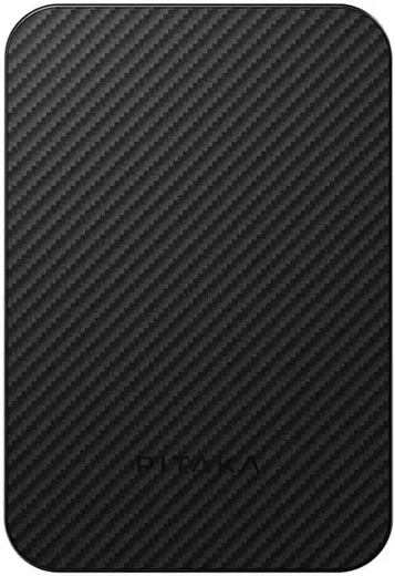 PITAKA MagEZ Universele MagSafe en Qi2 Powerbank Kevlar 5.000 mAh Zwart afbeelding 2