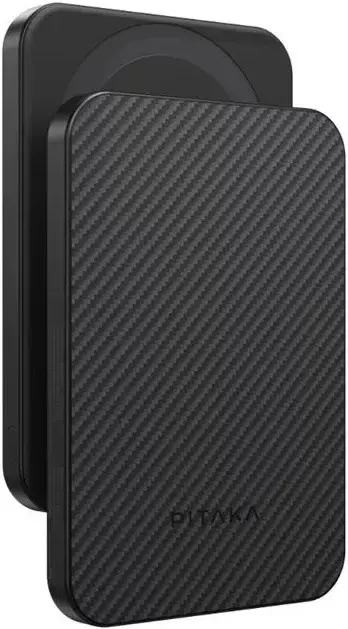 PITAKA MagEZ Universele MagSafe en Qi2 Powerbank Kevlar 5.000 mAh Zwart afbeelding 1