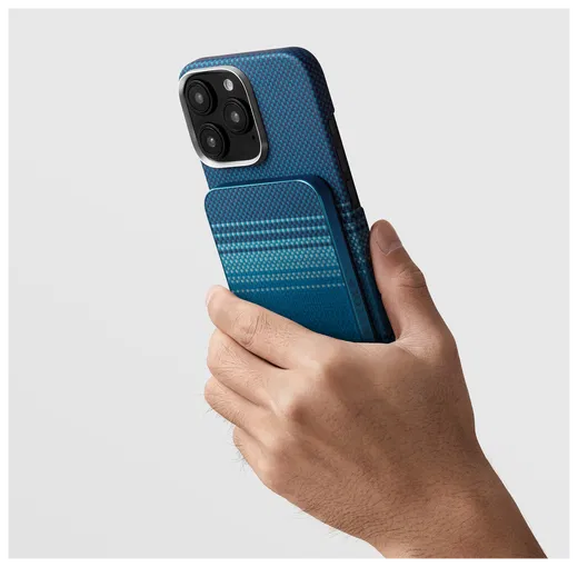 PITAKA MagEZ Universele MagSafe en Qi2 Powerbank Kevlar 5.000 mAh Moonrise afbeelding 2