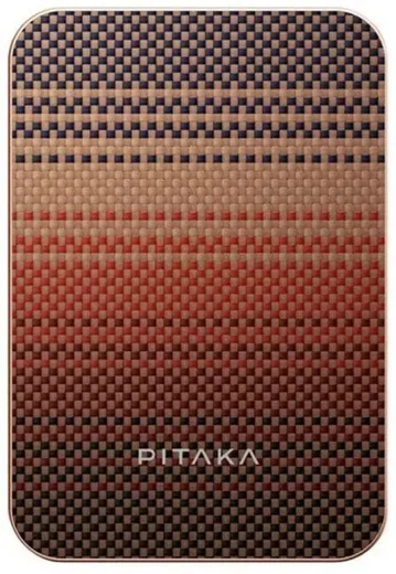 PITAKA MagEZ Universele MagSafe en Qi2 Powerbank Kevlar 5.000 mAh Sunset afbeelding 2