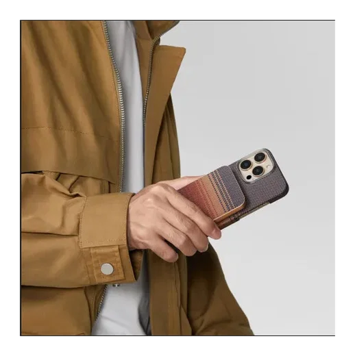PITAKA MagEZ Universele MagSafe en Qi2 Powerbank Kevlar 5.000 mAh Sunset afbeelding 4