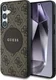 Guess 4G Cirkel Logo Samsung Galaxy S25 Plus Hoesje MagSafe/Qi2 Back Cover Bruin
